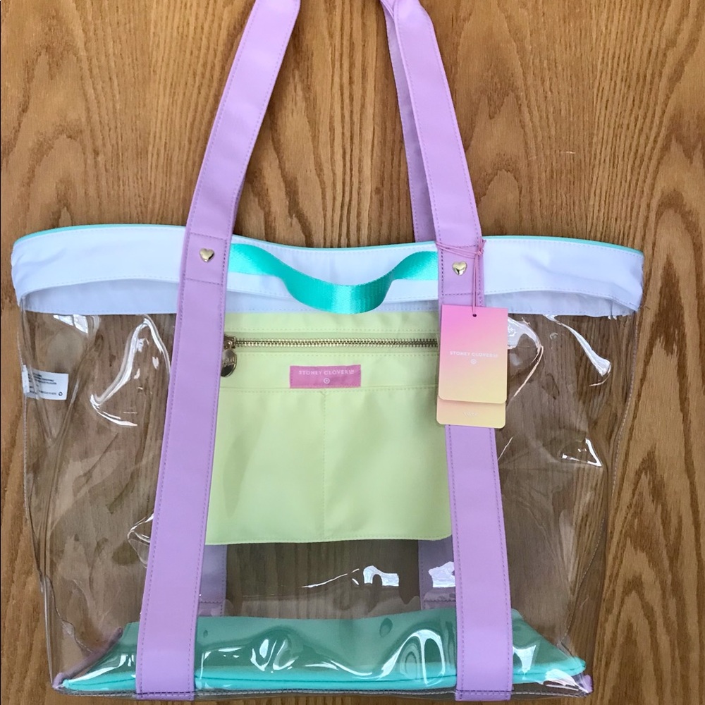 Stoney Clover Lane X Target Clear Beach Tote Bag NEW - Picture 5 of 8